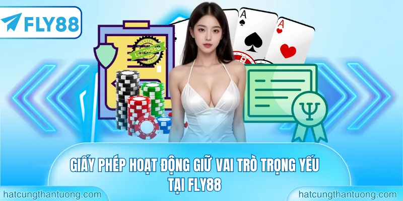 Giấy phép hoạt động giữ vai trò trọng yếu tại FLY88